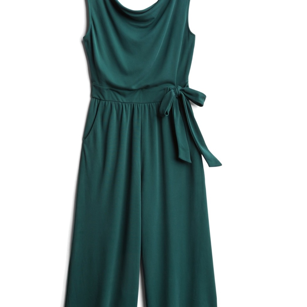 Green jumpsuit